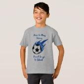生まれ遊サッカーが学校Tシャツに行き詰まる Tシャツ (正面フル)
