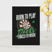 生まれ遊ダーツが働かされる カード (黄色い花)