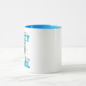 生まれ遊ホッケーカラフル誕生日あり マグカップ (中央)