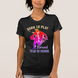 生まれ遊事で学校へ行かざるを得ない Tシャツ