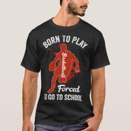 生まれ遊事で学校へ行かざるを得ない Tシャツ