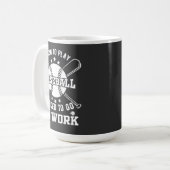 生まれ遊野球へ コーヒーマグカップ (正面左)