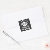 生まれ遊野球へ スクエアシール (封筒)