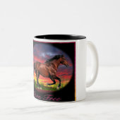 生まれ遊馬術 ツートーンマグカップ (正面右)