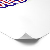 生まれ遊Tシャツとギフトにホッケー ポスター (角)