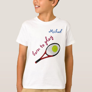 生まれ遊To, Tennis Ball and Racet, Personalize Tシャツ