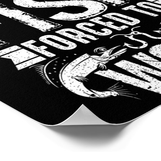 生まれ釣りするが、魚釣りクートの働きを強制おもしろいされる ポスター (角)