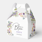 生まれ開花子供の誕生日 フェイバーボックス (裏面サイド)