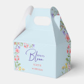 生まれ開花子供の誕生日 フェイバーボックス (裏面サイド)