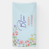 生まれ開花子供の誕生日 横断幕 (縦)