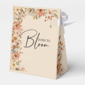 生まれ開花野生ボホの花子供の誕生日 フェイバーボックス (裏面サイド)