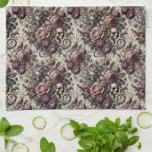 生まれ開花 – ゴシックビクトリアン キッチンタオル (折り畳み)