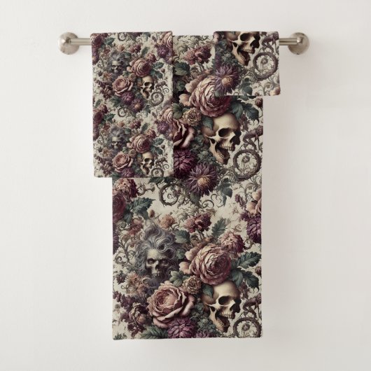 生まれ開花 – ゴシックビクトリアン バスタオルセット (インサイチュ)