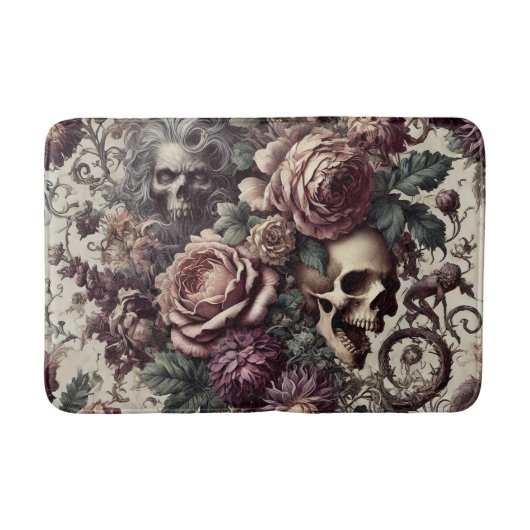 生まれ開花 – ゴシックビクトリアン バスマット (正面)