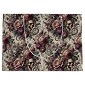 生まれ開花 – ゴシックビクトリアン ラージペーパーバッグ (正面)