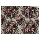 生まれ開花 – ゴシックビクトリアン ラージペーパーバッグ (裏面)