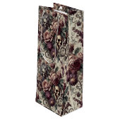 生まれ開花 – ゴシックビクトリアン ワインギフトバッグ (裏面アングル)