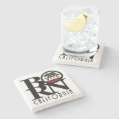 生まれ雑草 ストーンコースター (横)