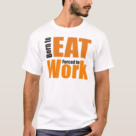 生まれ食べは Tシャツ (正面)