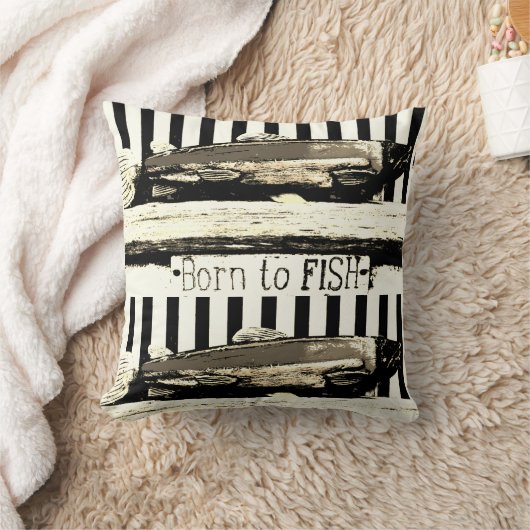 生まれ魚に クッション (ブランケット)