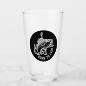 生まれ魚を釣る タンブラーグラス (正面)