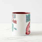 生まれ魚を釣る ツートーンマグカップ (中央)