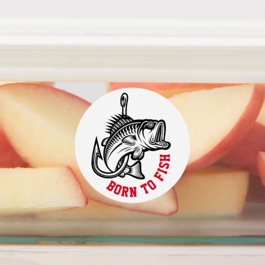 生まれ魚を釣る ラベル (貼付)