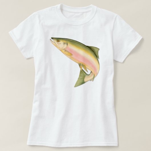 生まれ魚を釣る Tシャツ (デザイン正面)