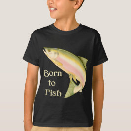 生まれ魚を釣る Tシャツ