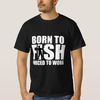 生まれ魚を釣る Tシャツ