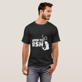 生まれ魚を釣る Tシャツ (正面フル)