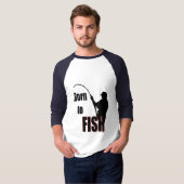 生まれ魚を釣る Tシャツ (正面フル)