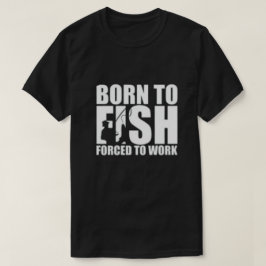 生まれ魚を釣る Tシャツ