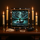 生まれ魚水中競技稲妻 スクエア壁時計