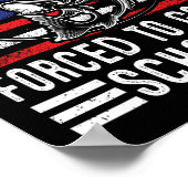 生まれ魚釣りに行かされおもしろいる ポスター (角)