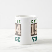 生まれ1984年パーソナライズされたの誕生 コーヒーマグカップ (中央)