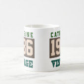 生まれ1986年パーソナライズされたの誕生 コーヒーマグカップ (中央)