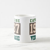 生まれ1987年パーソナライズされたの誕生 コーヒーマグカップ (中央)