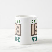 生まれ1988年パーソナライズされたの誕生 コーヒーマグカップ (中央)