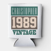 生まれ1989年パーソナライズされたの誕生 缶クーラー (正面)