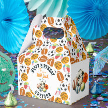 生まれ2ボールスポーツをテーマにした男の子2nd誕生日パーティー