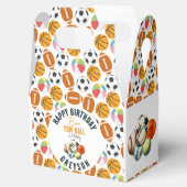 生まれ2ボールスポーツをテーマにした男の子2nd誕生日パーティー フェイバーボックス (オープン)