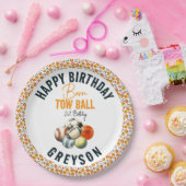 生まれ2ボールスポーツをテーマにした男の子2nd誕生日パーティー ペーパープレート (パーティー)