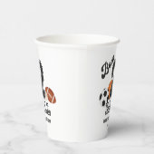 生まれ2ボールスポーツテーマボーイセカンドバースデーパーティー 紙コップ (右)