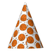生まれ2球バスケットボール2nd誕生日 パーティーハット (裏面)