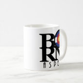 生まれ《植物》アスペンコロラド11oz コーヒーマグカップ (正面右)