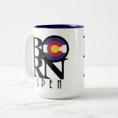 生まれ《植物》アスペンコロラド15oz ツートーンマグカップ (正面左)