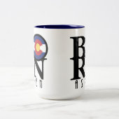 生まれ《植物》アスペンコロラド15oz ツートーンマグカップ (中央)