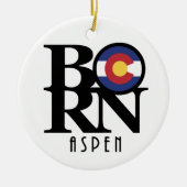 生まれ《植物》アスペン セラミックオーナメント (正面)