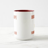 生まれAPEに強制される |クリプトおもしろいユーモア マグカップ (中央)